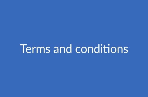 Terms and conditions